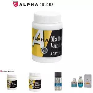 (용량 250ml) 알파 매트 바니쉬/페인트/컬러보조제/아크릴/선명/마감/마감재/완성/무광택/무광/투명/미술