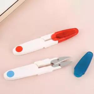 안전캡 쪽가위 바느질 수예 공예 수선 낚시용 미니 가위