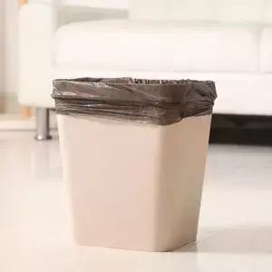 1롤 13개입/롤 일회용 쓰레기봉투 쓰레기통용 40x50cm 검정색 비닐봉투 욕실 주방용