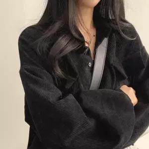 코듀로이자켓 루즈핏 골덴 코듀로이 셔츠자켓 여성 가을겨울 데일리룩