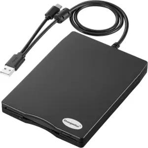 플로피 리더 3.5인치 USB 드라이브 외장 3 1/2 휴대용 Windows 11/10(동결 텍스처 3.5인치)이 있는 PC