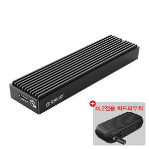 오리코 M2PV-C3 외장하드케이스(파우치포함) NVMe M.2 방열디자인 Realtek RTL9210 칩 C to C Gen2