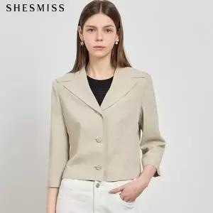[하프클럽/쉬즈미스]블렌디드 세일러 크롭 재킷