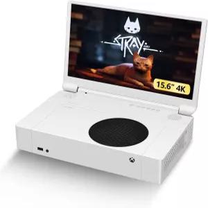 Xbox Series S용 G-STORY 15.6인치 휴대용 모니터 4K 게임 IPS 화면 에 HDR 프리싱크 모드 여행용 2개가