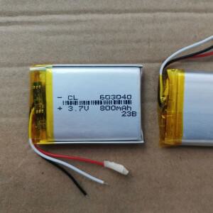 블루투스 MP3 MP4 리튬 배터리에 사용  보호 보드 포함  3.7V 3 와이어 603040  800mah