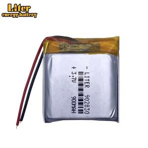좋은 품질의 3.7V 900mAH 902830 장난감  파워 뱅크  GPS용 폴리머 리튬 이온/리튬 이온 배터리