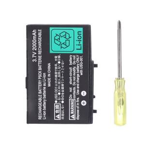 Nintendo호환 DS Lite 교체 배터리 팩 (스크루 드라이버 포함) 용 1PCS 3.7V 2000mAh 충전식 리튬 이온