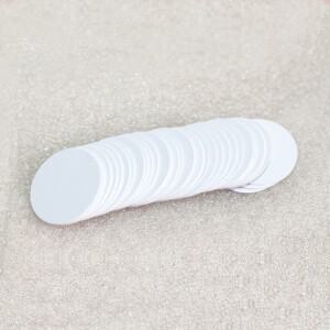 10 개/몫 25mm 13.56Mhz 코인 카드 태그 NFC 213 칩 PVC  휴대폰에 방수