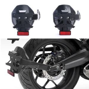 바이크 오토바이 뒷 바퀴 머드 가드 펜더 라이센스 플레이트 홀더 혼다 CB650R CB 650 R  용 LED 라이트