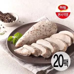 하림ㅣ냉장 닭가슴살 블랙페퍼100g 20팩