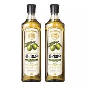 사조 올리브유 900mL x 2개