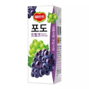델몬트 드링크 포도 190mlx24팩x2박스/음료/쥬스/어린이/파우치/음료수/사무실/아동/음료/학교/팩/주스
