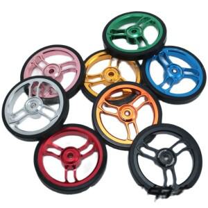 Brompton 접이식 자전거 Cline 알루미늄 합금 T6 Easy Wheel 용 Aceoffix 70mm