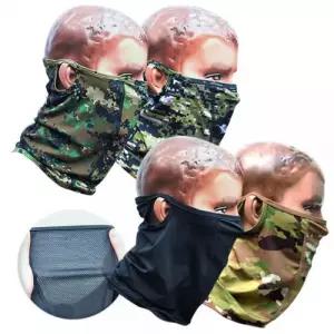 국산 밀리터리 스포츠 마스크 4종 쿨토시 넥워머 블랙 멀티캠