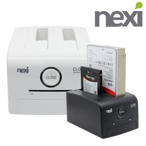 넥시 NX-608U30B 블랙 USB 3.0 2베이 2.5 3.5 인치 HDD SDD 도킹스테이션 NX775