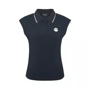 [말본골프]말본 캡슬리브 슬림 카라 탑 NAVY (WOMAN) M6222PTS57 NVY