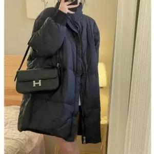 친절한탄씨 여성 점퍼 하이넥 롱 자켓 루즈핏 아우터 심플자켓 넉넉한핏 롱자켓 가죽점퍼