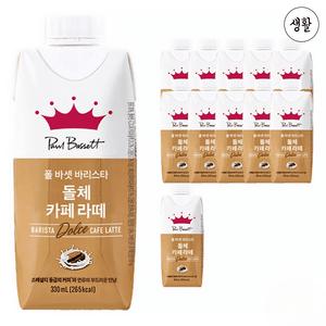 폴바셋 커피 바리스타 돌체 카페 라떼 330ml 12개