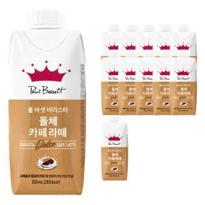 폴 바셋 coffee 음료 바리스타 돌체 카페 라떼 330ml 12개