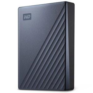 WD 5TB My Passport 울트라, 블루, 휴대용 외장 하드 드라이브, 랜섬웨어 방지 및 비밀번호 보호 기능이 있는 백업 소프트웨어, USB-C USB 3.1 - WDBFTM0050BBL-WESN
