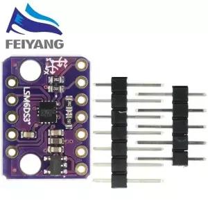GYLSM6DS3 가속도계 자이로 내장형 디지털 온도 센서 보드 SPI IIC I2C 인터페이스 브레이크아웃 모듈