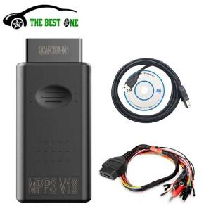 최고의 MPPS V18 잠금 해제 버전 수명 시간 사용 Mpps 풀 칩(브레이크아웃 Tricore 케이블 포함) Obd2 ECU