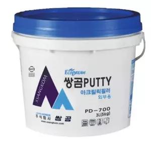 쌍곰 건축용퍼티 쌍곰퍼티 PD-700 (5kg)