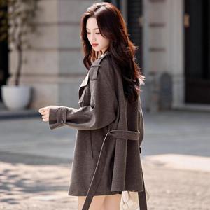 원픽 여성 트렌치코트 하프코트 초가을 슬림핏 핏