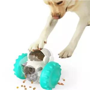 고양이 강아지 사료 텀블러 장난감 발로 차는 먹이통