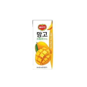 델몬트 망고 드링크 190mlx32개입 롯데칠성음료 팩음료/음료수/박스/대용량/비타민C/저칼로리/무설탕/소풍