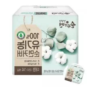 유기농생리대대형 순면생리대 유기농 생리대대형14p
