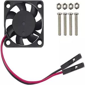 이지카고 라즈베리 파이 팬 30x30x7mm 냉각 브러시리스 3.3V 5V DC 조용한 4 3 B 및 2 레트로플래그 NESPI