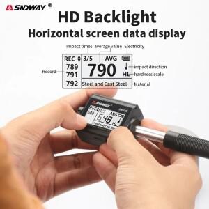 SNDWAY 미니 디지털 경도 시험기 Hrc 펜형 금속 스테인레스 스틸 용 SW-6200 장치
