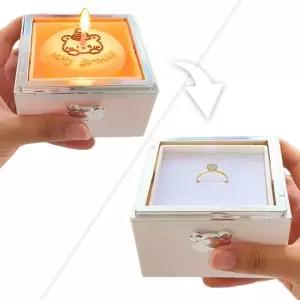 촛불을 부는 순간 순식간에 반지로 변하는 서프라이즈 반지 케이스 마술 Happy Birth