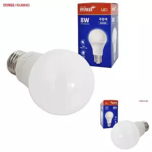 굿테라 번개표 8W LED 8W 주광색 E26 LED전구 LED램프 백열대체