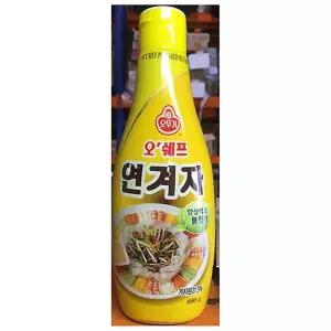 연겨자 (오뚜기 480g) 튜브형 다용도 액상소스 조미료 가정용 업소용 향신료