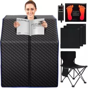 가정용 RRGFB 적외선 사우나 박스 휴식 탄소 결정 가열을 위한 휴대용 개인 건조 9단계 3.3피트 x2.9피트