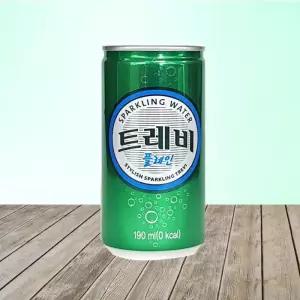 [롯데칠성음료] 트레비 플레인 190ml x 60캔 탄산수 음료