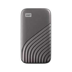웨스턴 디지털 2TB My Passport SSD 휴대용 외장 솔리드 스테이트 드라이브, 회색, 견고하고 빠르게 빛나는, 하드웨어 암호화를 통한 비밀번호 보호 - WDBAGF0020BGY-WESN