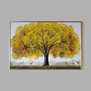 거실 그림 액자 돈들어오는그림 사슴 풍수지리 돈나무