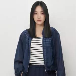 [롯데백화점]시슬리 프리 체크 밴딩 집업 점퍼SAJP41631
