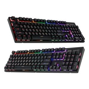 ABKO K560 축교환 레인보우 LED 기계식 키보드 (적축)