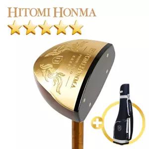 [2026년형] 협회공인인증 히토미혼마 5스타 파크골프채 PRIME GOLD+히토미 하프백