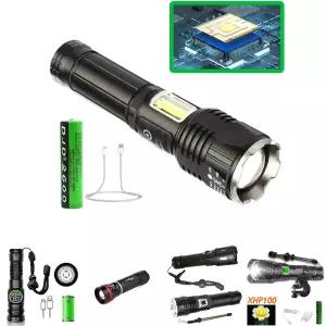 광폭UP 갈역한직진성 LED 줌 손전등 후레쉬 20000ML/랜턴/작업등/캠핑/LED작업등/자전거/전조등/리튬/이온