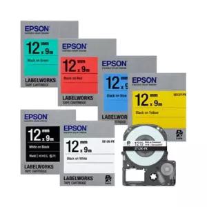 (EPSON) 라벨테이프 12mm/이름/냉장고/정리용라벨/라벨스티커/가정용/사무용/컬러별
