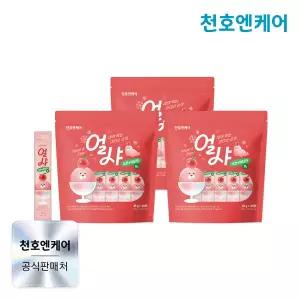 [천호엔케어] 얼려먹는 아이스 스틱 얼샤 사과 35g 20포 3박스