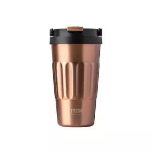 텀블러 캠핑 스테인리스 차량 핸들 보냉 보온 용텀블러 500ml TYESO 스텐 들고