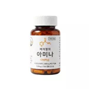 비타민B3 배석철의 아미나 나이아신 500mg 100캡슐 1개