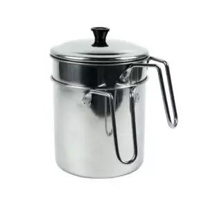 스텐 음식쓰레기통 스테인리스음식물통 쓰레기통 2L