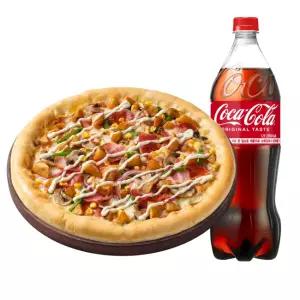 [큐피콘] 베이컨포테이토 치즈크러스트M + 콜라 1.25L